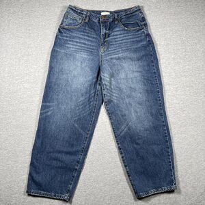 Oliver Logan Jeans Womens 31 Blue Mom High Rise Relaxed Fit Stretch Denim